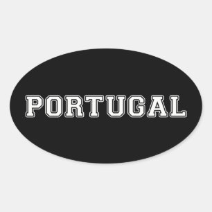Portugal Oval Sticker