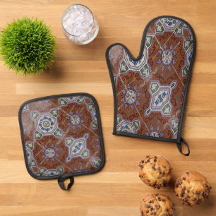 Portugal Oven Mitt & Pot Holder Set
