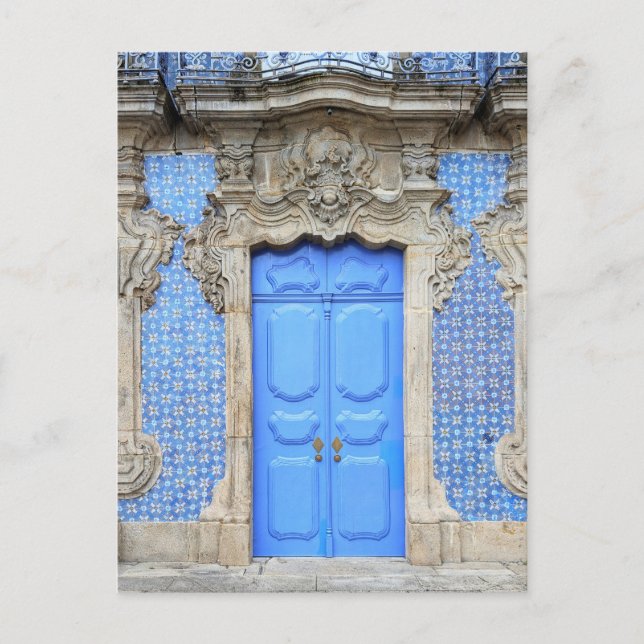 Portugal Palace Door Holiday Postcard (Front)