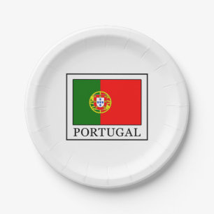 Portugal Paper Plate