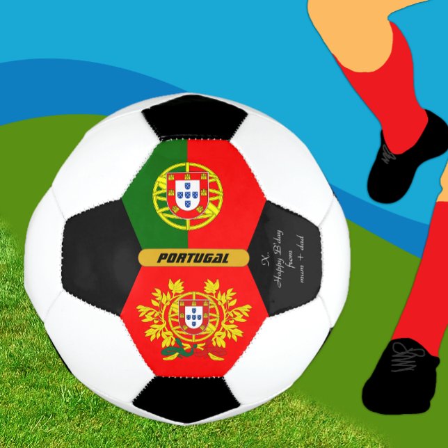 Portugal Personalised, Flag, Photo Soccer Ball (Creator Uploaded)