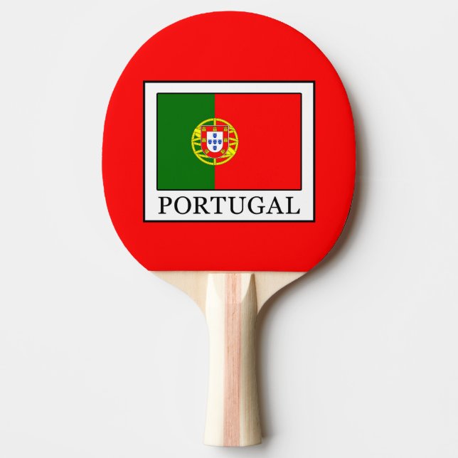 Portugal Ping Pong Paddle (Front)