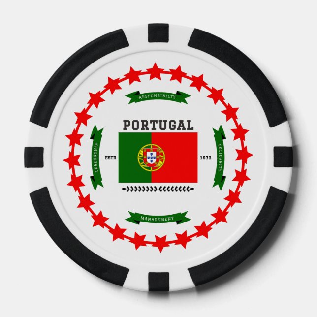 Portugal Poker Chips (Front)