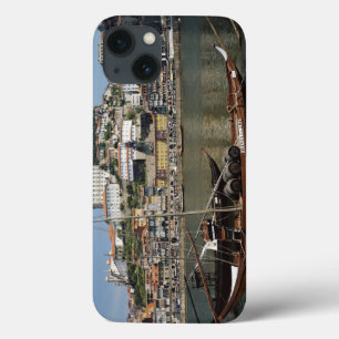 Portugal, Porto, Boat With Wine Barrels iPhone 13 Case