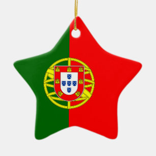 Portugal - Portuguese Flag Ceramic Tree Decoration