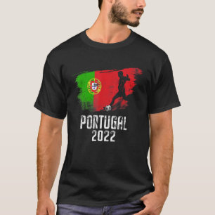 Portugal Portuguese Flag Soccer Team 2022 World Fo T-Shirt