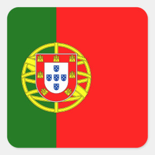 Portugal - Portuguese Flag Square Sticker