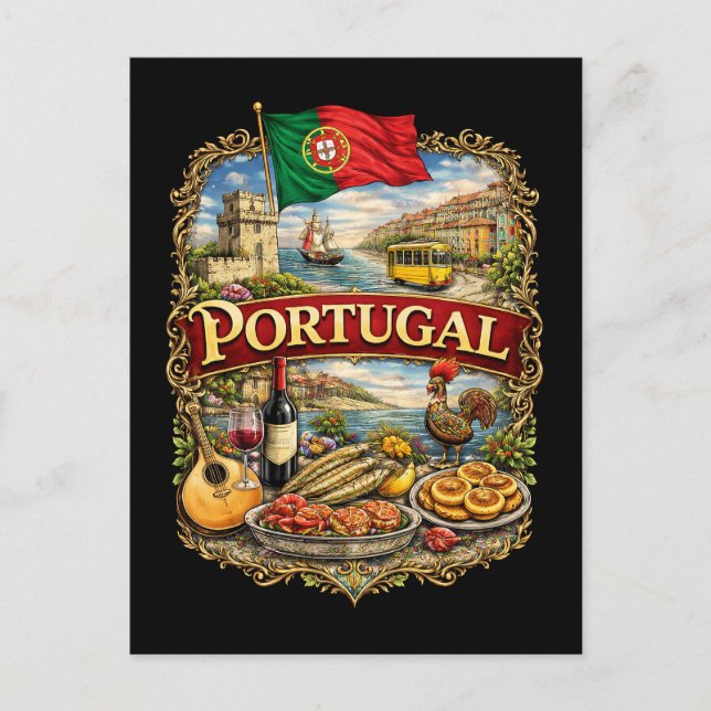 Portugal Postcard (Front)