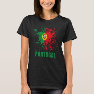 Portugal Retro Vintage Watercolors Sport Portugues T-Shirt