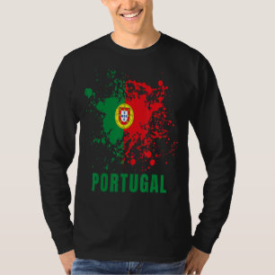 Portugal Retro Vintage Watercolors Sport Portugues T-Shirt