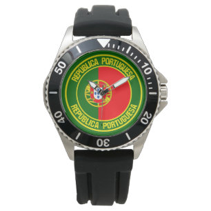 Portugal Round Emblem Watch