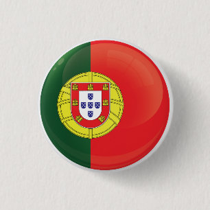 Portugal  Round Icon Flag 3 Cm Round Badge
