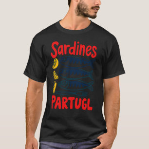 Portugal Sardines Summer Coastal Granddaughter Vin T-Shirt