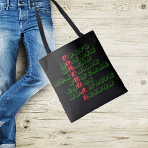 Portugal Shopping Bag Tote. Good morning