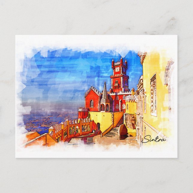 Portugal, Sintra, Pena Palace Postcard (Front)