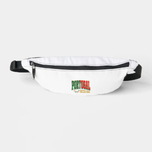 Portugal Soccer 2026 Soccer Bold Country Typograph Bum Bags
