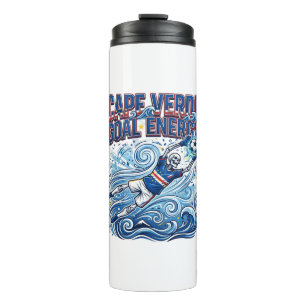 Portugal Soccer 2026 Soccer Bold Country Typograph Thermal Tumbler