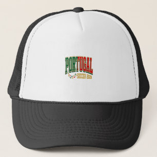 Portugal Soccer 2026 Soccer Bold Country Typograph Trucker Hat