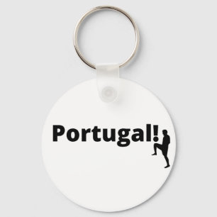 Portugal soccer, customisable key ring