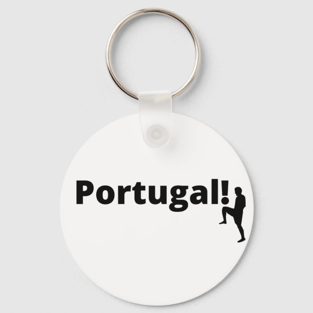 Portugal soccer, customisable      key ring (Front)