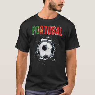 Portugal Soccer Fans - Portuguese Football In Crac T-Shirt