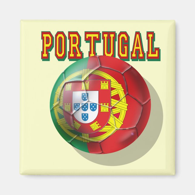 Portugal Soccer Magnet (Front)