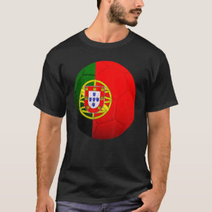 Portugal Soccer National Ball Portugal Flag Footb T-Shirt