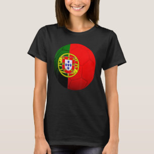 Portugal Soccer National Ball Portugal Flag Footb T-Shirt