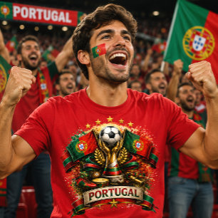 Portugal Soccer Portuguese Football World Cup T-Shirt