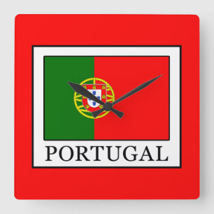 Portugal Square Wall Clock