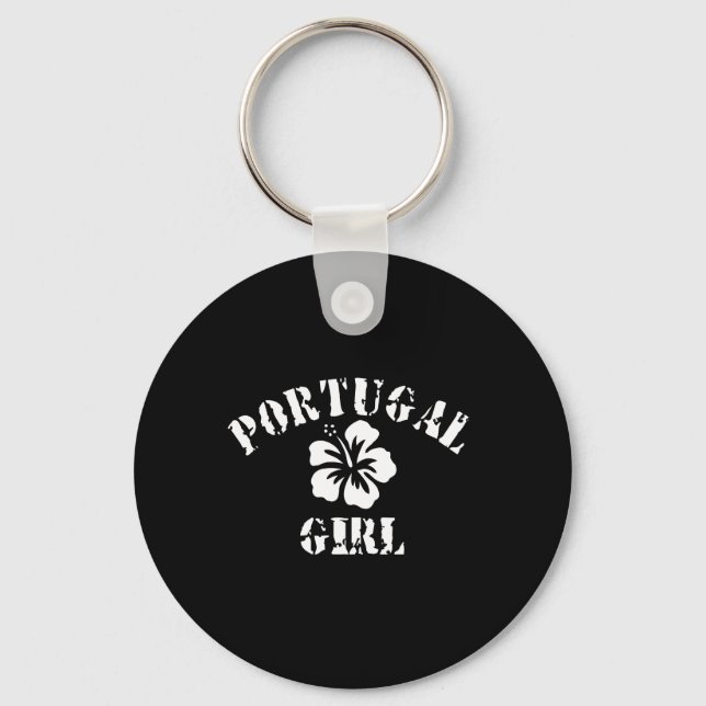 Portugal Tattoo Style Key Ring (Front)