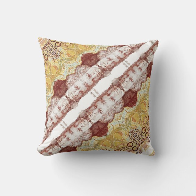 Portugal Throw Pillow (Front)