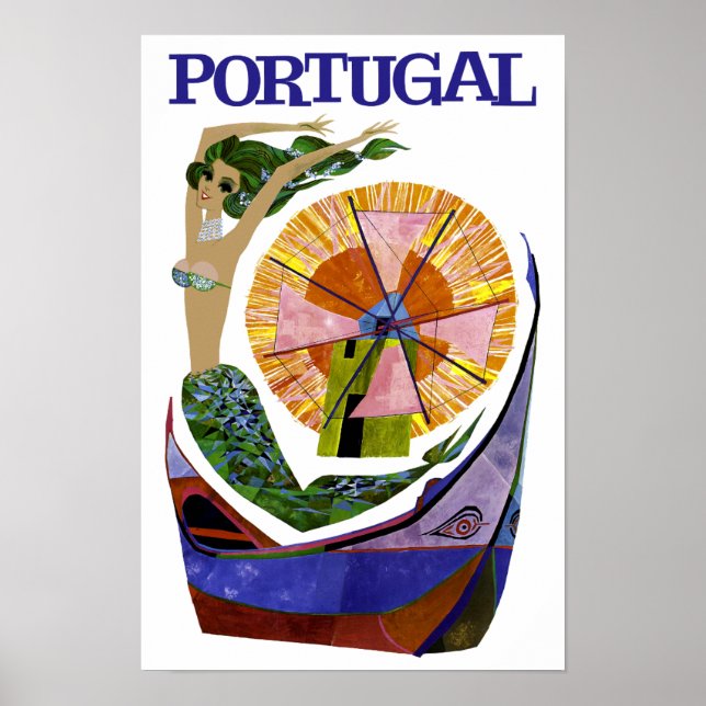 Portugal travel poster (Front)