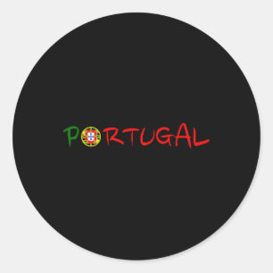 Portugal Travel Vacation Iberian Pride Portuguese  Classic Round Sticker