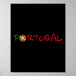 Portugal Travel Vacation Iberian Pride Portuguese Poster