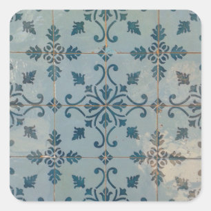 Portugal Vintage Mosaics Square Sticker