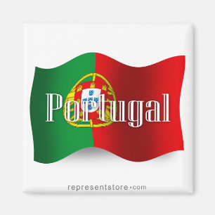 Portugal Waving Flag Magnet