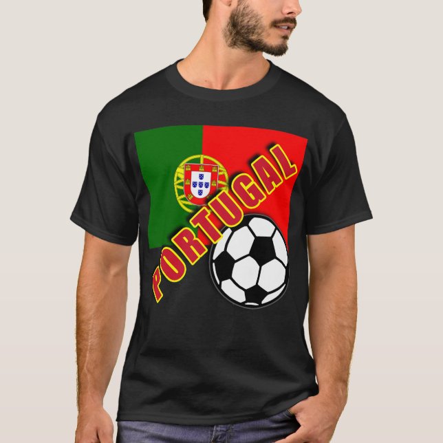 PORTUGAL World Soccer Fan Tshirts (Front)