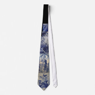 Portugese Azulejo Tiles Tie