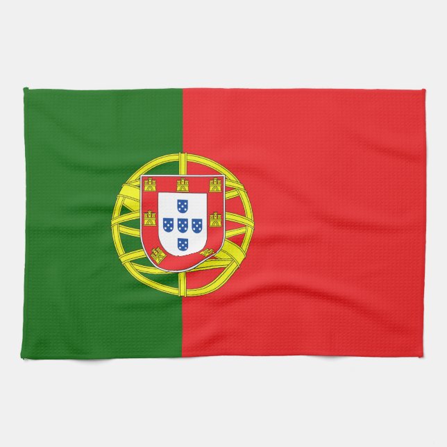 Portugese Flag Tea Towel (Horizontal)