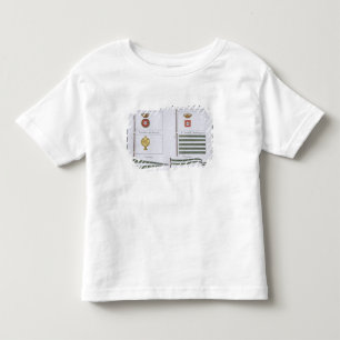 Portugese Flags, from a French book of Flags, c.18 Toddler T-Shirt