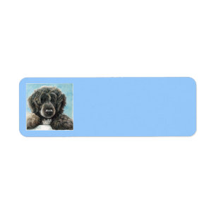 Portugese Water Dog Address Label