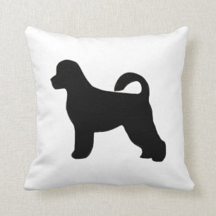portugese water dog silhouette.png cushion