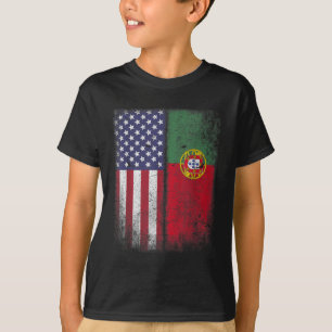 Portuguese American Flag Portugal Usa T-Shirt
