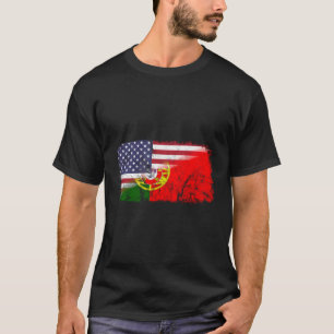 Portuguese American Flag Usa Luso American Flag Of T-Shirt