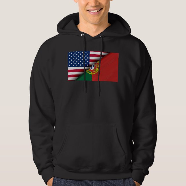 Portuguese American  Hoodie (Front)