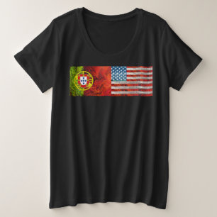 Portuguese American  Plus Size T-Shirt