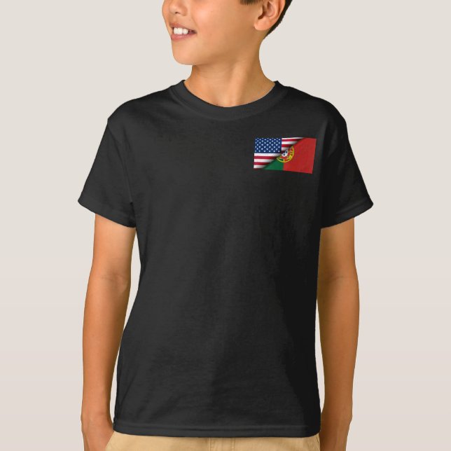 Portuguese American  T-Shirt (Front)