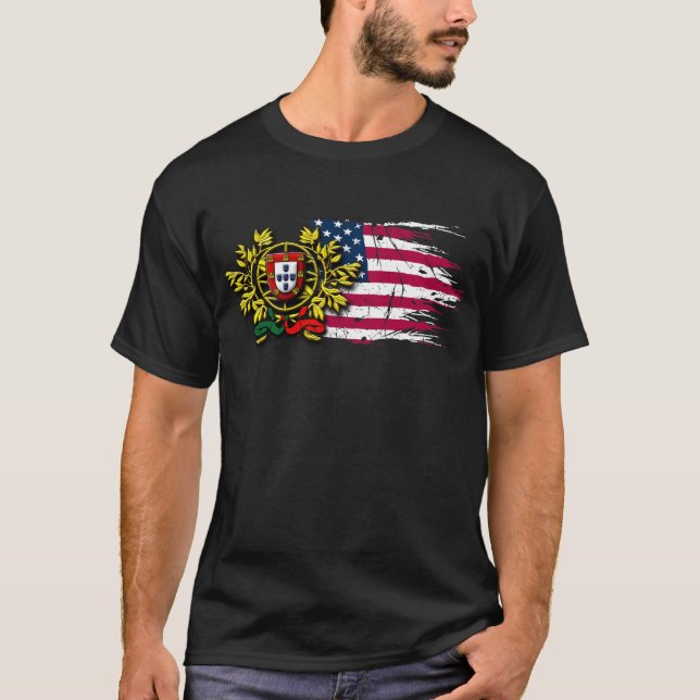 Portuguese American T-Shirt (Front)