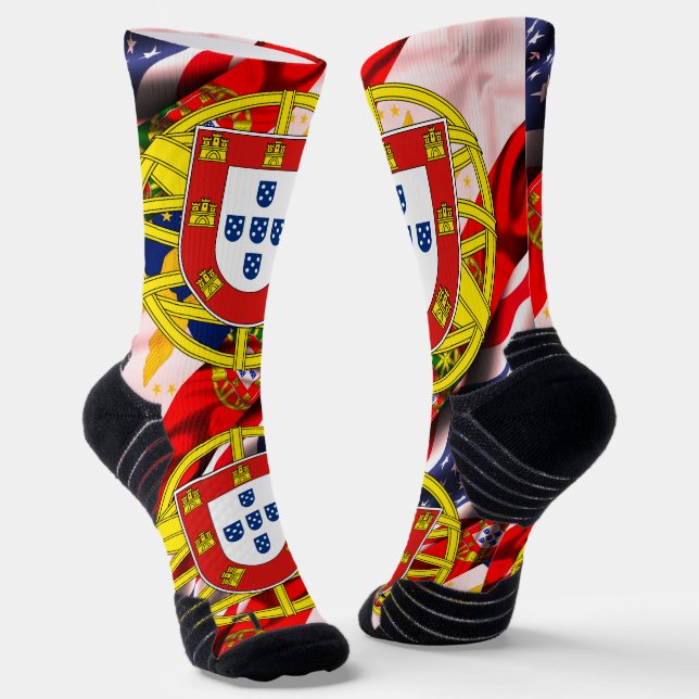 Portuguese americans socks (Angled)